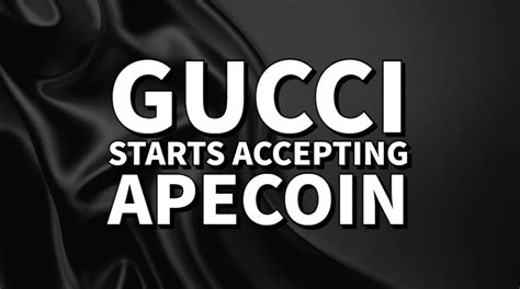 apecoin gucci|Gucci digital money.